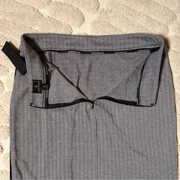 Worthington pencil skirt 🖤 Chevron print 🖤 Soft 🖤 NWT 🖤 size 6 - Picture 4 of 6